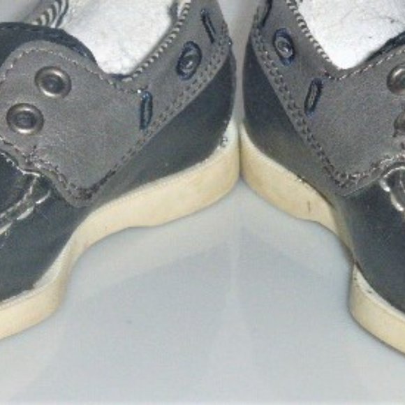Vintage OSHKOSH SHOES Size 6 Oshkosh B'gosh Boat Shoes Kids Shoes #ALEX7-B-01 - Picture 3 of 7
